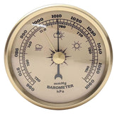 DXYOYONGMZ 3 in 1 Barometer, Traditional Barometer, Round Dial Air Weather Station, Gold